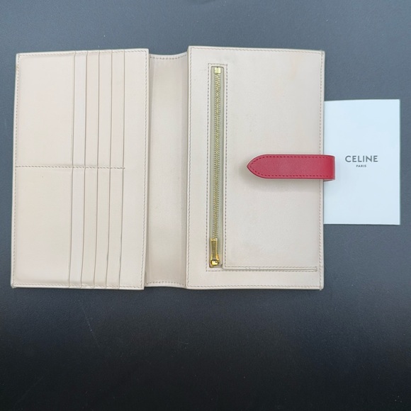 Celine BICOLOUR LARGE STRAP WALLET - Picture 7 of 10